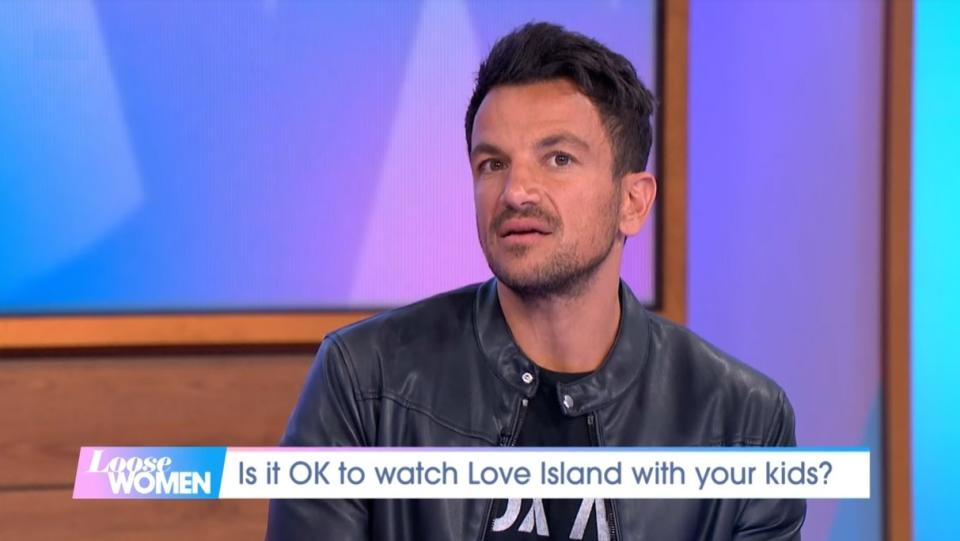 Peter Andre revealed his 12-year-old daughter Princess asked him whether he would let her go on 'Love Island' recently (ITV)