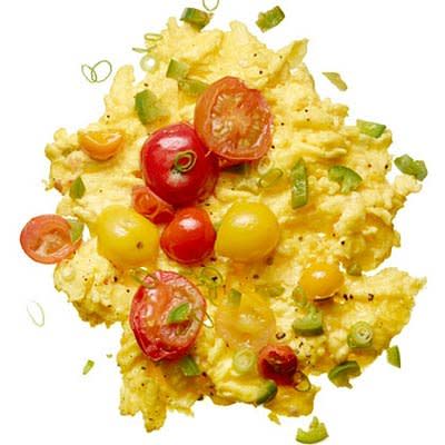 Scrambled Eggs with Chilies