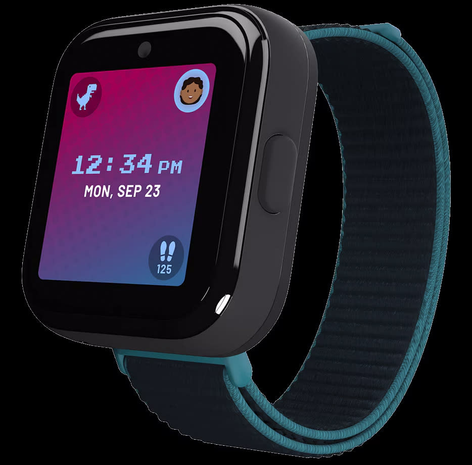 An official product render for the T-Mobile SyncUP Kids Smartwatch in black