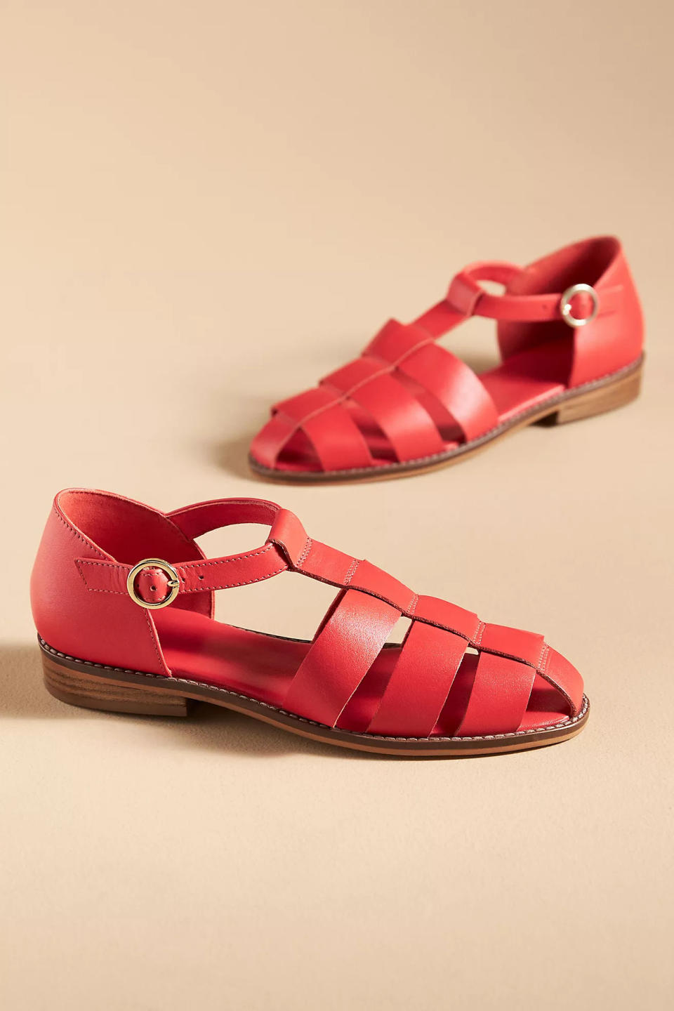 The Maris Fisherman Sandals by Pilcro (Photo via Anthropologie)