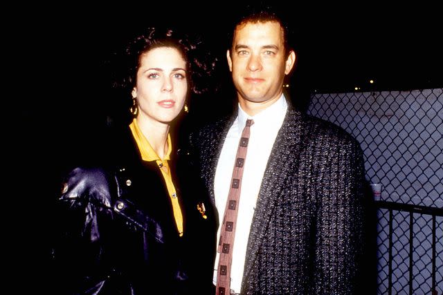 <p>L. Cohen/WireImage</p> Tom Hanks and Rita Wilson