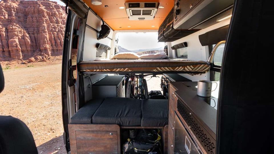 The interior of the Outside Van Tails