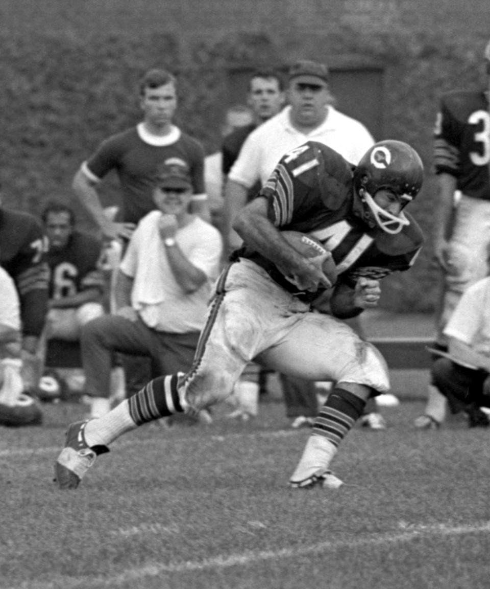 <p>Cause of death: The Bears’ running back died from embryonal cell carcinoma, an aggressive form of germ cell testicular cancer. </p>