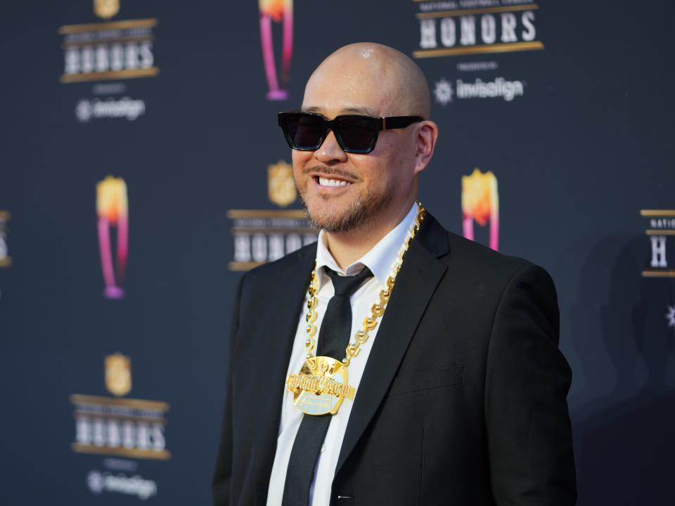 Ben Baller arrives for the NFL Honors show at YouTube Theater on February 10, 2022 in Inglewood, California.
