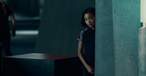 Amanda Stenberg, 11, stars as Rue, a tribute from District 11, who becomes Katniss' ally in the Hunger Games.