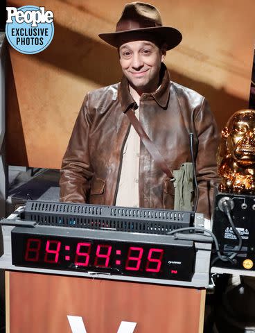 <p>ABC/Lou Rocco</p> Brian Teta as Indiana Jones from 'Indiana Jones' on 'The View'