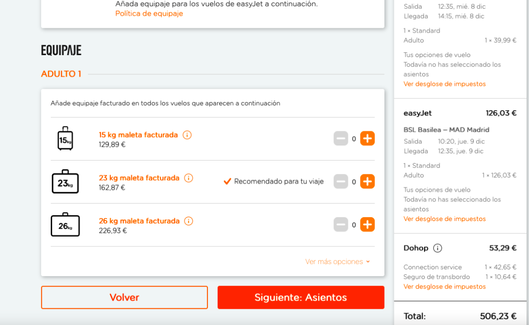 Easyjet Ryanair: ¿cuál más barata para las maletas de cabina?