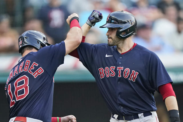 Watch: J.D. Martinez hits first home run in Red Sox uniform