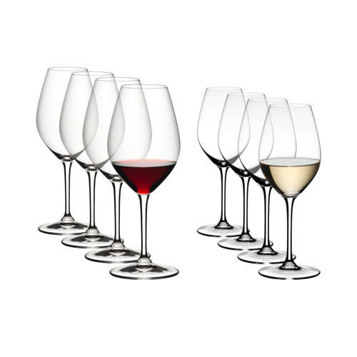 The wine glasses