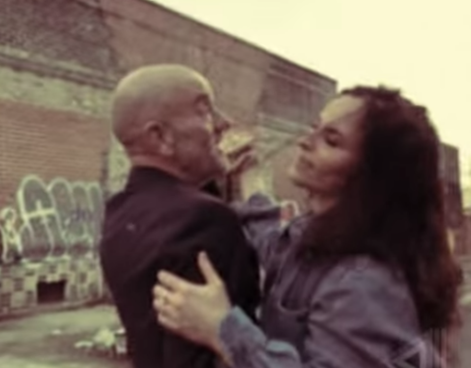 Michael Stipe and Rain Phoenix in "Time is the Killer" music video