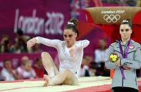 McKayla Maroney is not impressed with McKayla Maroney's vaulting skills.