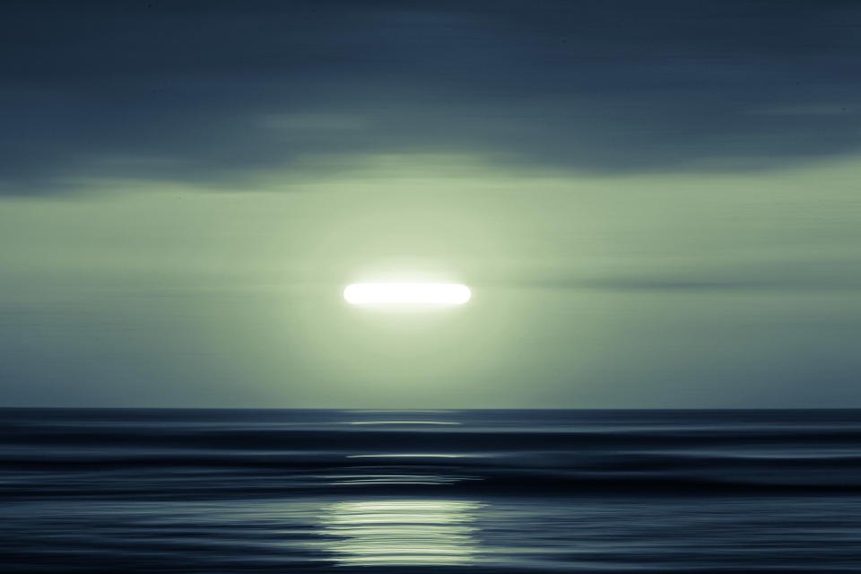 Paranormal abstract image taken off the coastline of California.