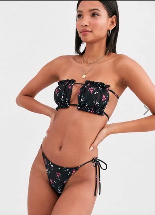 ASOS floral bikini