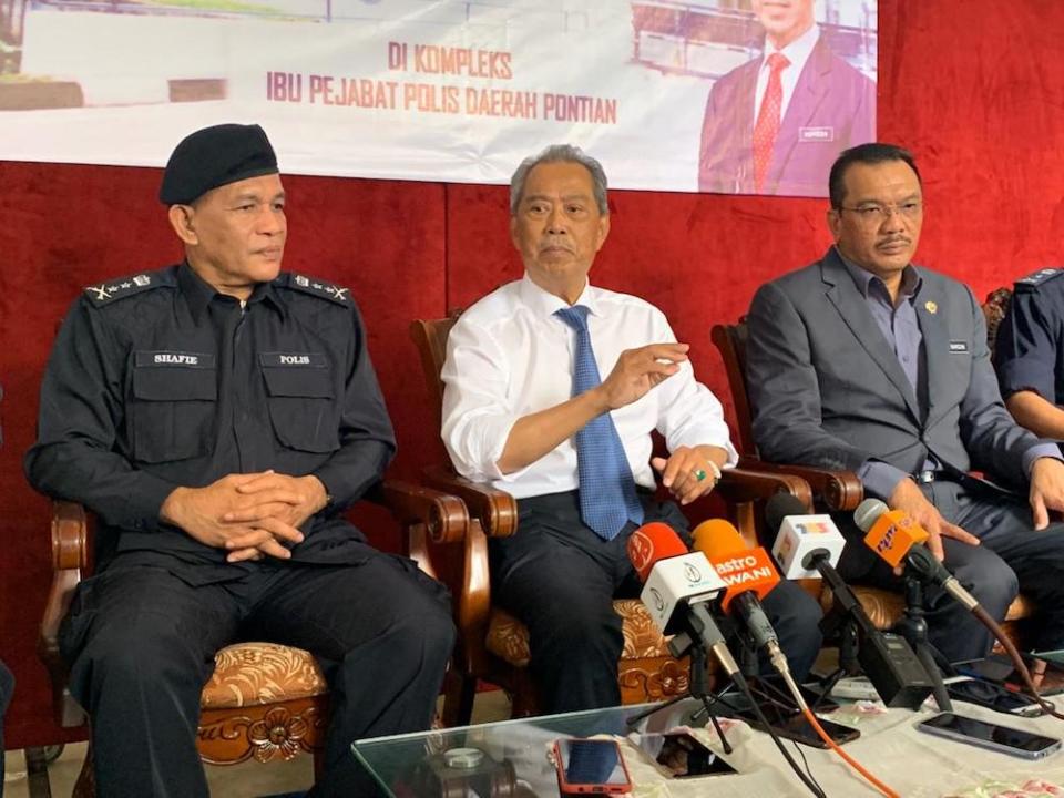 Home Minister Tan Sri Muhyiddin Yassin said the authorities take a serious view of the MACC’s claims. — Picture by Ben Tan