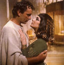 These love story between these two spilled into real life. The pair - who married twice - starred together in 'Cleopatra.'