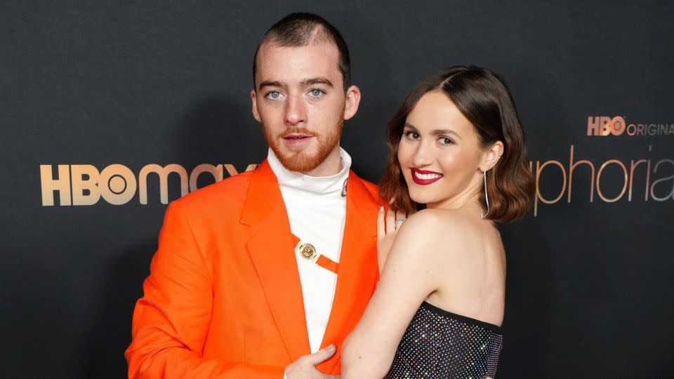 Angus Cloud and Maude Apatow in 2022. - Jeff Kravitz/FilmMagic/Getty Images