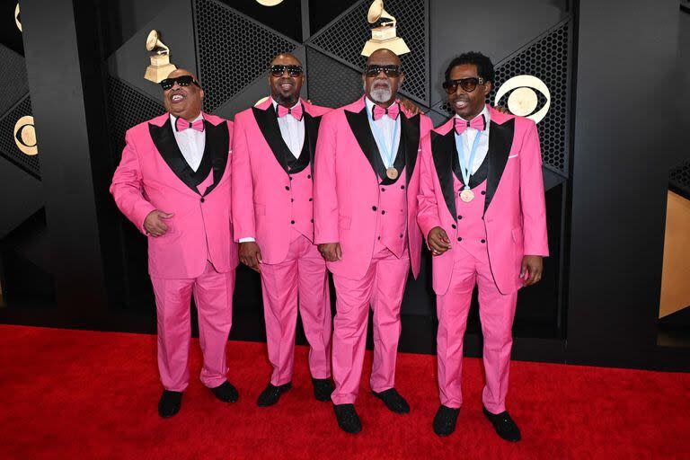 Los miembros de The Blind Boys of Alabama 