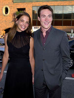 Katie Holmes and Chris Klein at the Westwood premiere of Universal's American Pie 2