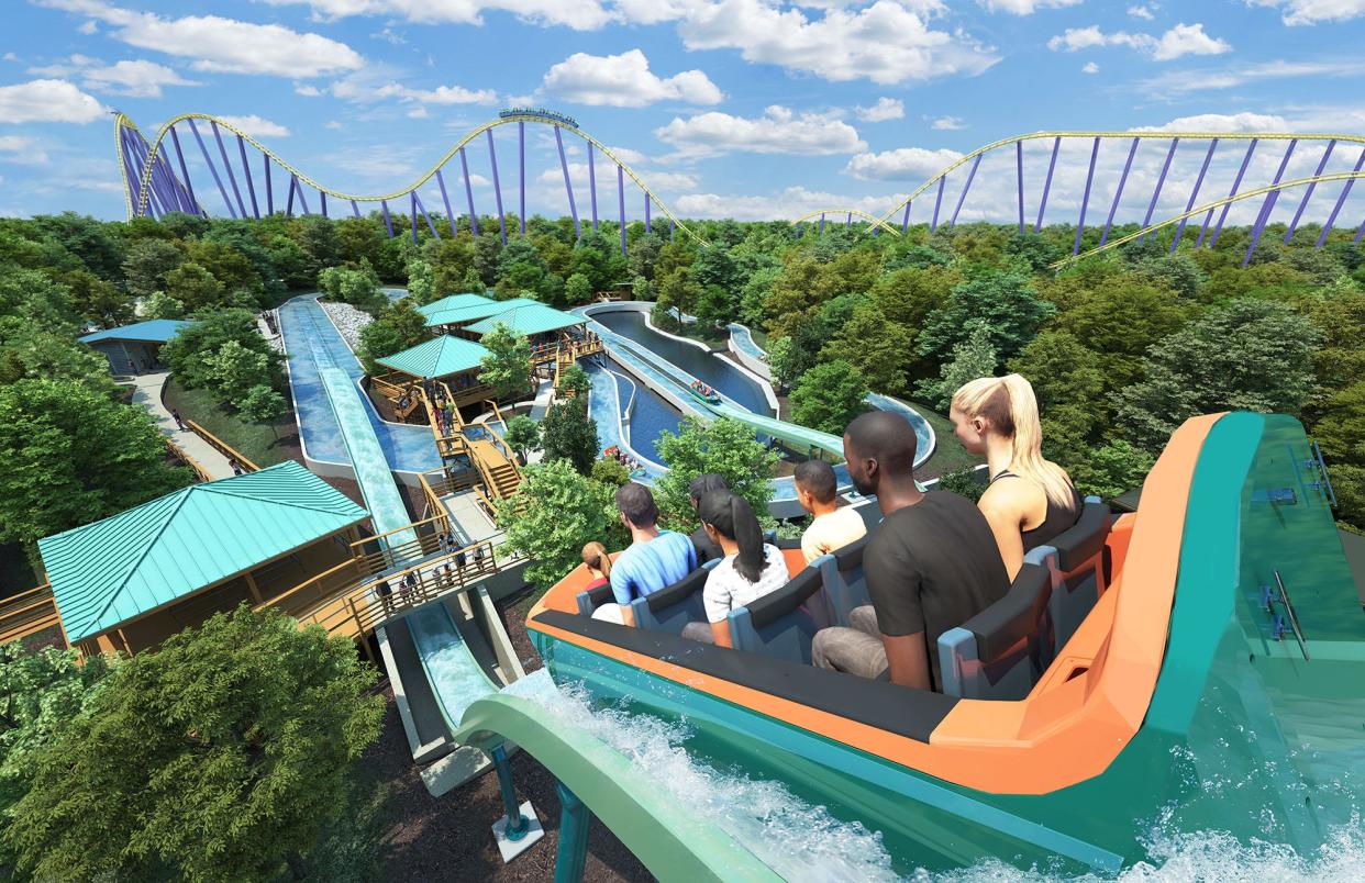 Catapult Falls will break several records when it opens at SeaWorld San Antonio.