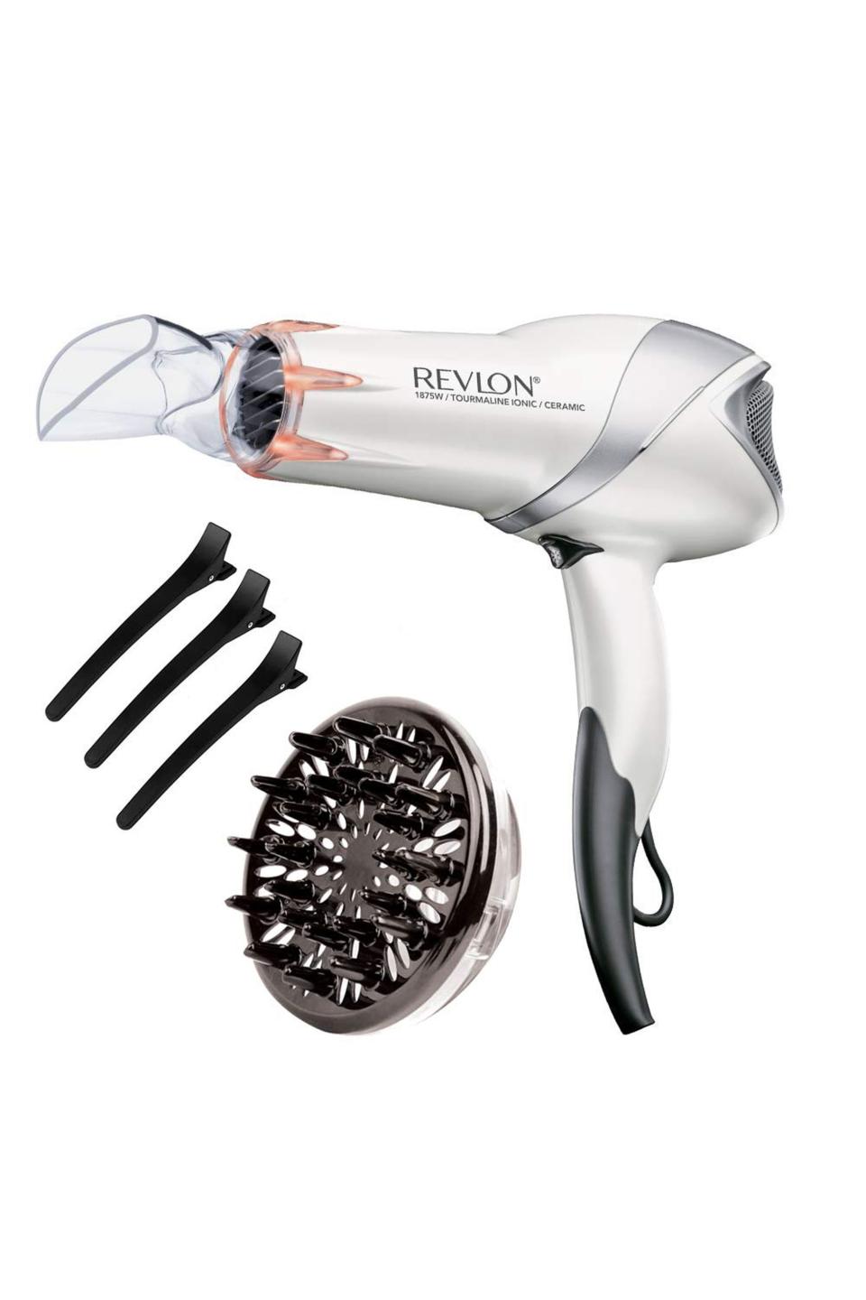 1875W Infrared Hair Dryer with Hair Clips