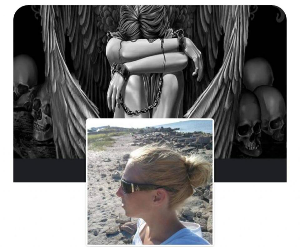 台中港三十二號貨櫃碼頭美國女屍身分曝光　臉書驚見「枷鎖天使」。（記者陳金龍翻攝）