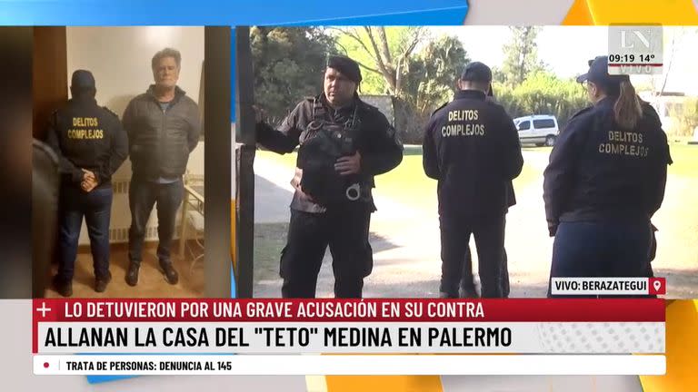 Detuvieron a Marcelo “Teto” Medina por reducción a la servidumbre y abandono de persona