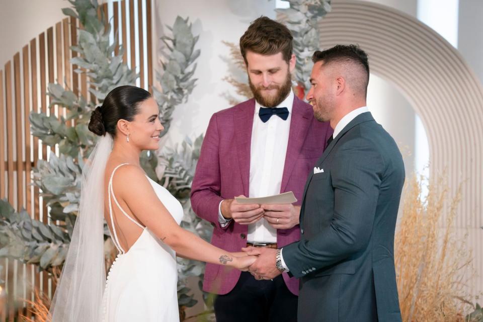 bronte and harrison getting married on mafs australia season 10