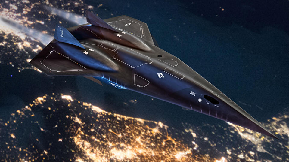 The Darkstar was based on the SR-71 Blackbird. - Credit: Lockheed Martin