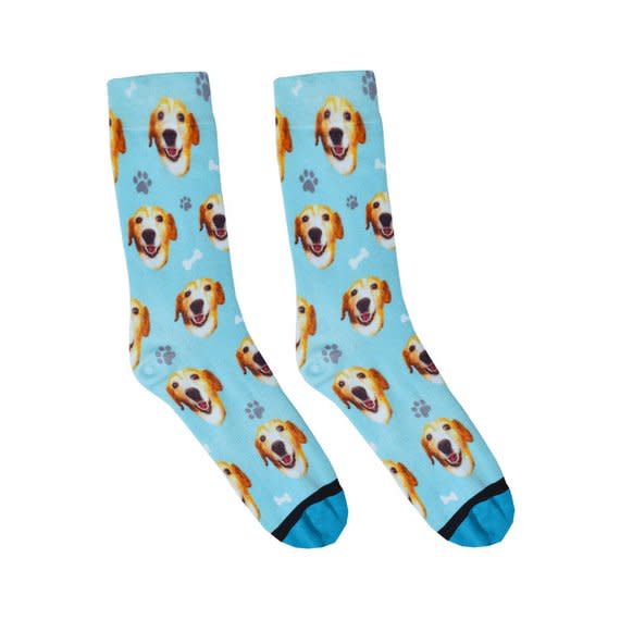 3) Custom Dog Socks