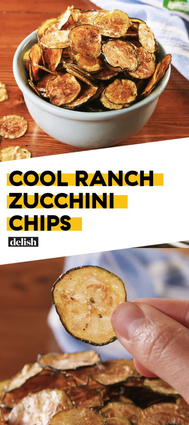 Cool Ranch Zucchini Chips