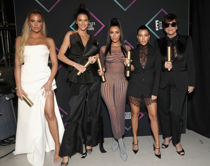 Behind the scenes at the 2018 People's Choice Awards in Santa Monica.