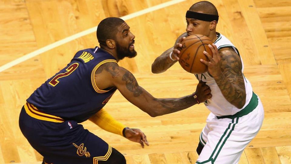 Twitter could barely handle the Kyrie/IT trade. (NBC Sports)