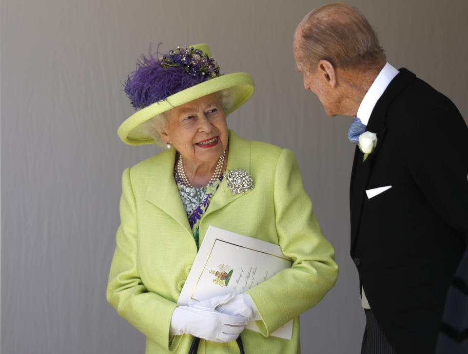 Queen Elizabeth and Prince Philip.