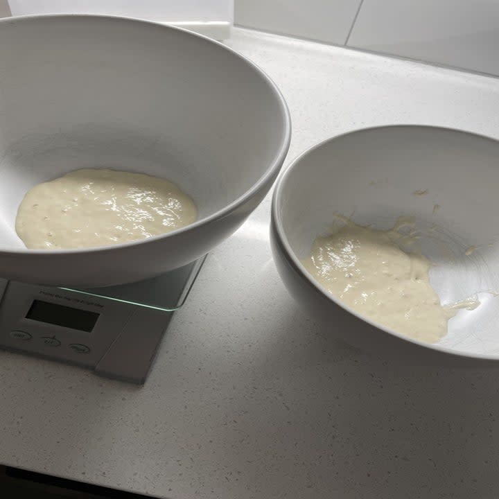 sourdough starter in a bowl