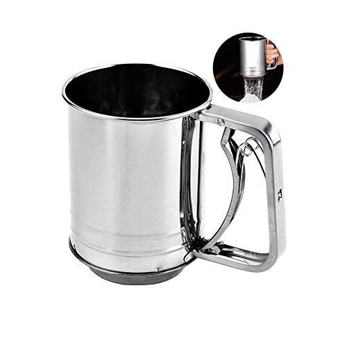 3) Snowyee Flour Sifter with Hand Press