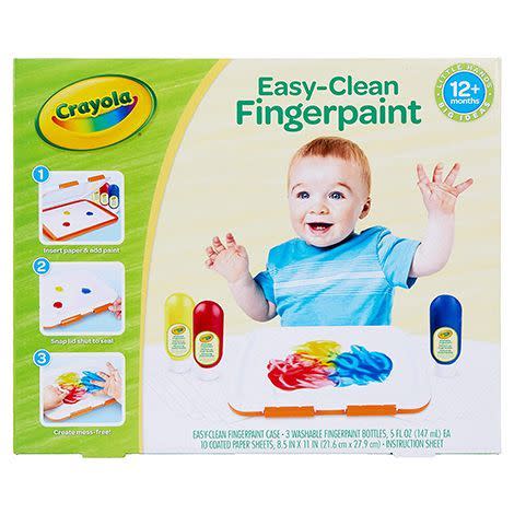 Easy-Clean Finger Paint