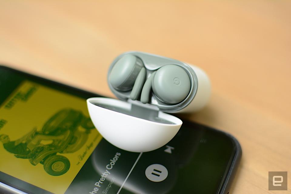 <p>Google’s latest true wireless earbuds are a $99 version of the Pixel Buds it debuted in 2020. Surprisingly, the company kept nearly all of the features that made those buds such a good option for users who prefer Google Assistant. The company did nix the on-board volume controls and Adaptive Sound is still no replacement for ANC, but there’s a lot to like here for the price.</p>

