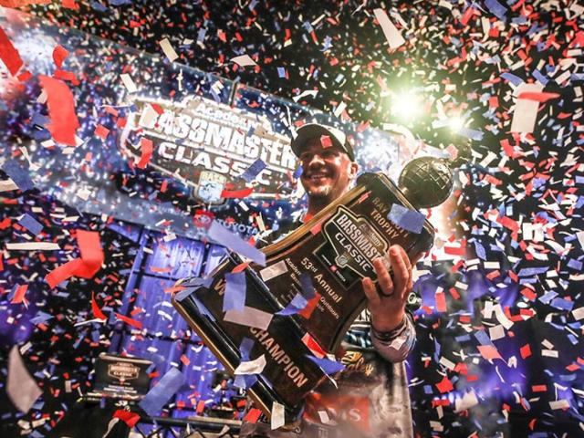 Jeff Gustafson became the 1st Canadian to reel in Bassmaster Classic title.  Can he do it twice in a row?