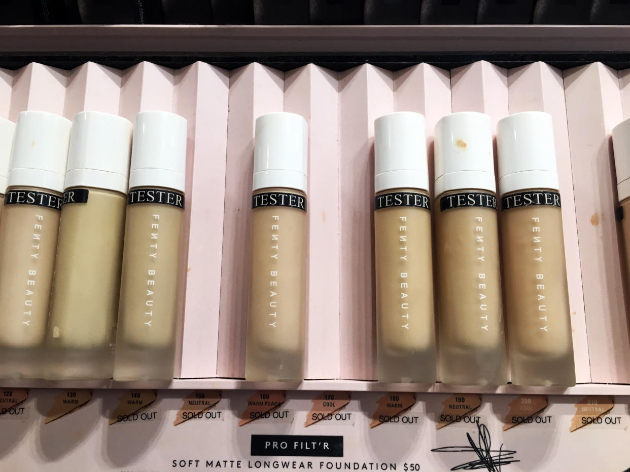 Some Fenty Beauty products are sold out at some Sephora stores in Singapore. (Photo: Yahoo Lifestyle Singapore)
