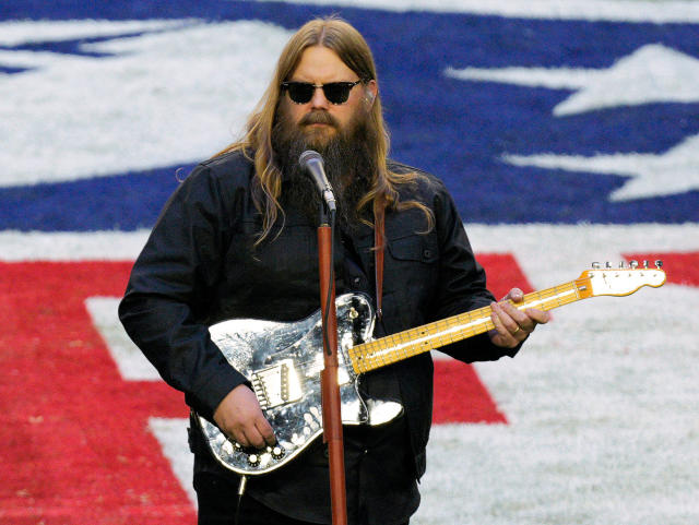 Chris Stapleton Sings the National Anthem at Super Bowl LVII 