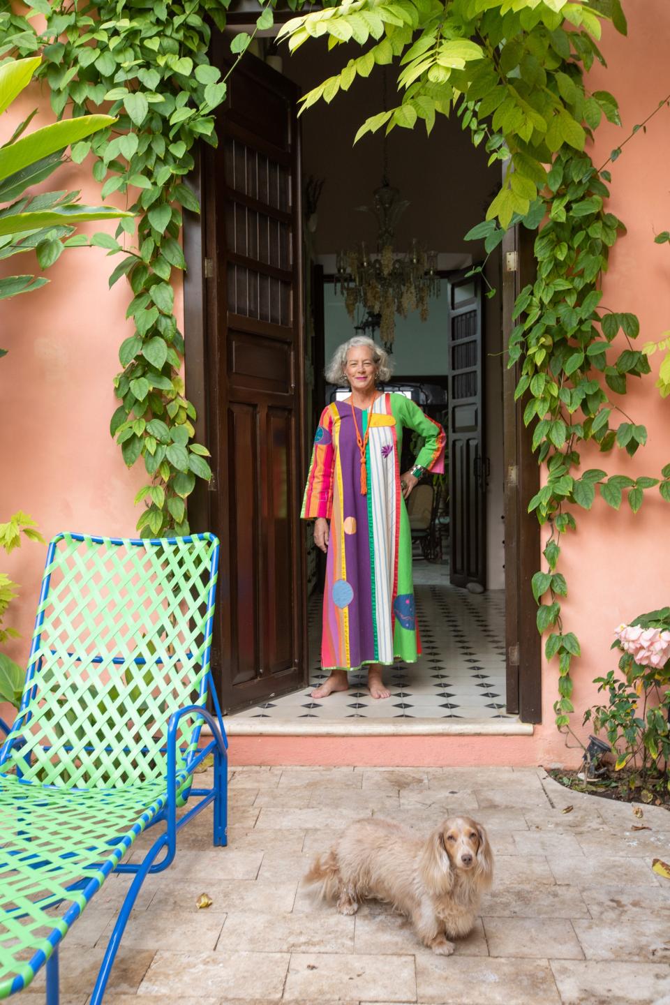 Product designer and decorator Marjorie Skouras relocated from Los Angeles to Mérida, Mexico, to restore a dilapidated 19th-century mansion in the Santiago neighborhood of the city’s Centro Histórico.