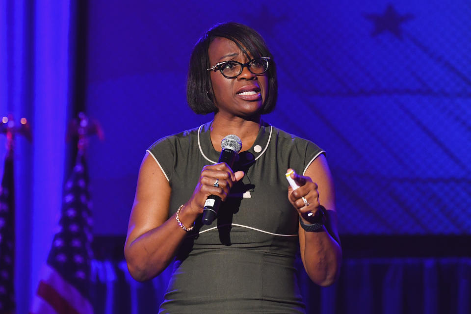 Nina Turner, president of Our Revolution, is one of more than 70 progressive leaders who signed a pledge to fight for "good jobs, sustainable prosperity and economic justice." (Photo: Erika Goldring/Getty Images)