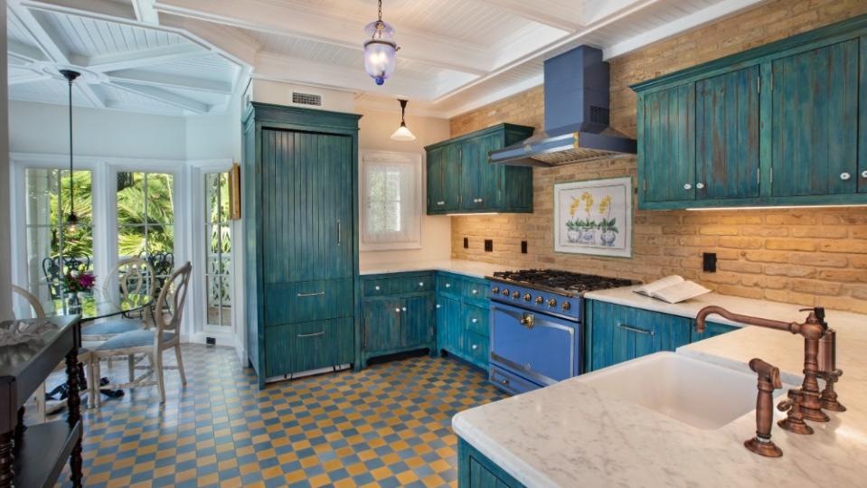 The charming kitchen in the guest cottage - Credit: Don Hebert