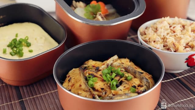 Wholesome Meal for Two with Mayer Set Meal Cooker