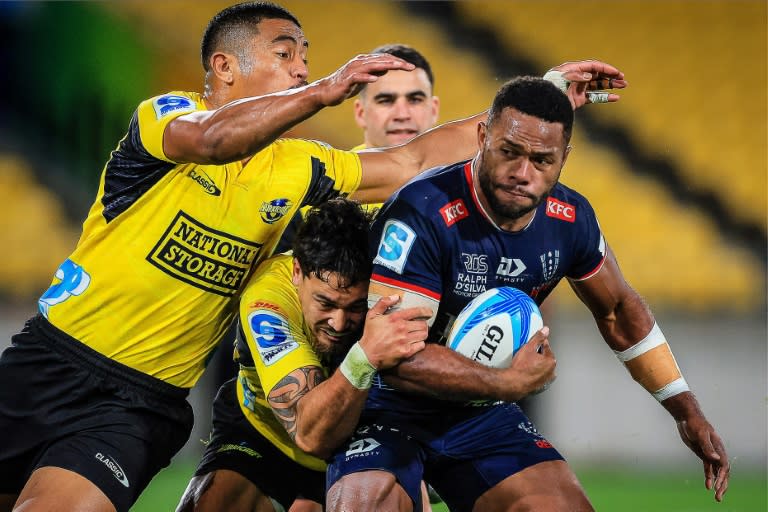 The Wellington Hurricanes defeated the Melbourne Rebels 47-20 in their Super Rugby quarter-final, the Australian side's last match in the competition after 14 years (Grant Down)