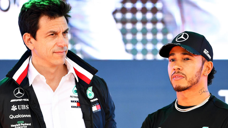 Toto Wolff says he and other F1 team bosses went too far when communicating with the FIA mid-race this season. (Photo by Clive Mason/Getty Images)