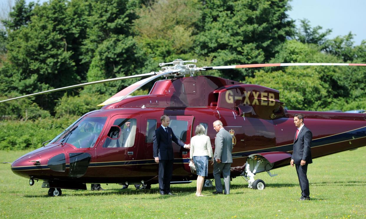 <span>The royal family made 170 helicopter journeys last year.</span><span>Photograph: Matthew Horwood/Alamy</span>