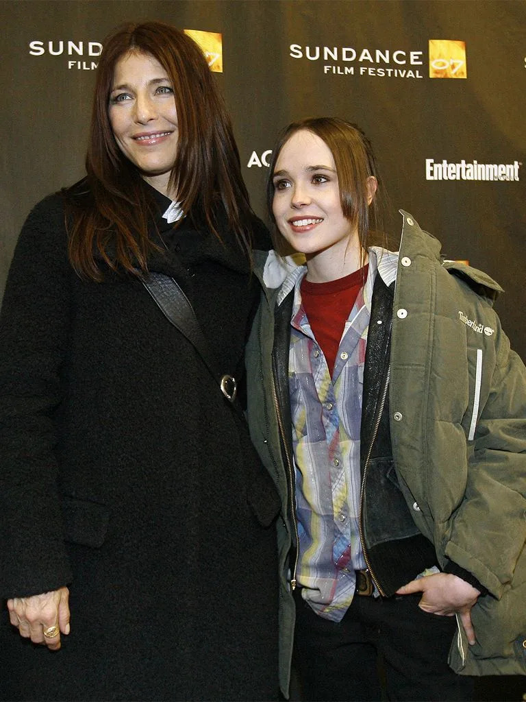 Keener y Page, en el Festival de Sundance 2007
