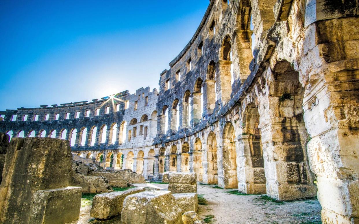 Pula offers relics of the Romans - Getty