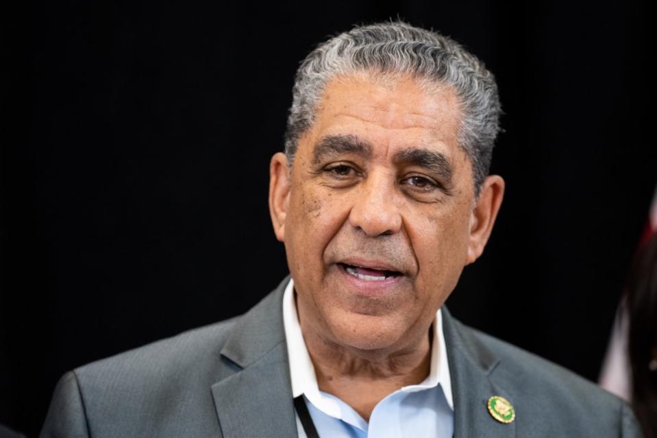 Congressman Adriano Espaillat (D-13) told The Post he’s “deeply troubled” by the influx of drug treatment centers in his district, and is calling on Gov. Hochul to intervene. CQ-Roll Call, Inc via Getty Images